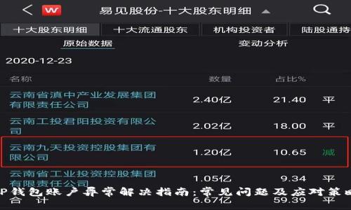 TP钱包账户异常解决指南：常见问题及应对策略